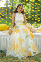 Haldhi anchi -sizzling haldhi set